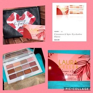 Eye shadow palette and makeup bag
